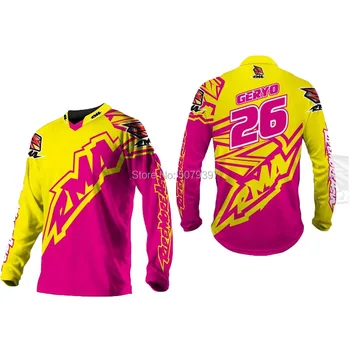 2021 motocross Jersey moto mtb downhill jersey MX andar de bicicleta mountain bike DH maillot ciclismo hombre de secagem rápida jersey
