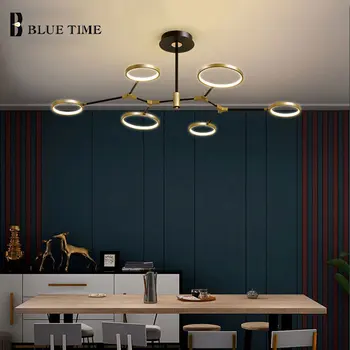 Luxo luz LED Moderna Lustre Arte de decoração de Casa de Teto, um Lustre de Iluminação para sala de estar, Quarto, sala de Jantar, lustres