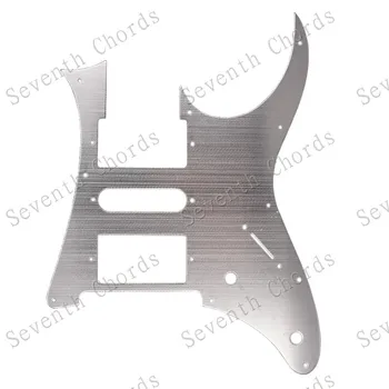 Metal Alumínio de 10 Furos de HSH Guitarra Escudo Anti-risco Placa Para Guitarra Eléctrica Substituição - 2 Buracos