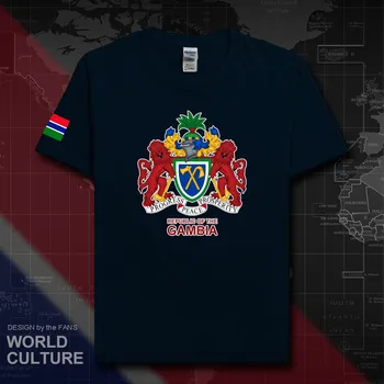República da Gâmbia GMB Gambian GM homens t-shirt da moda 2018 camisolas nação equipe algodão t-shirt de roupas de fitness tees 20