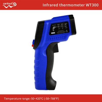 (NÃO PARA o POVO) Digital do Ponto de Laser Infravermelho Termômetro Medidor de Temperatura de Arma com Emissividade Ajustável e Alarme Alto/Baixo