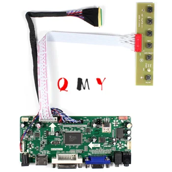 HDMI+DVI+VGA LCD Driver de Controlador de Monitor Kit para LP156WH3-TLSA Painel de LED 1366 X 768 LP156WH3(TL)(SA) frete grátis