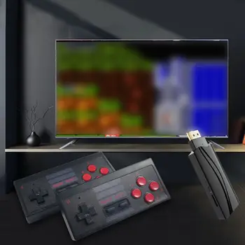 4K de Vídeo HDMI Consola de jogos Construído em 628 Jogos Clássicos Mini Retro Console Controlador sem Fio HDMI, Saída Dupla de Jogadores