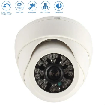 Wall Security Monitor da Câmara 1200TVL HD de Vigilância Interior Teto de Plástico Sensor de Imagem de Alta qualidade