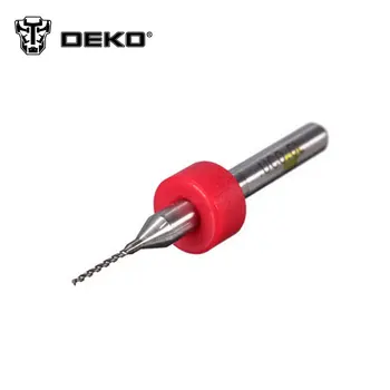DEKO 10pcs 0,6 mm de Carboneto de Tungstênio, mini Micro broca de Ferramenta para a Placa de Circuito impresso do PWB de cnc broca Máquina de Carboneto de