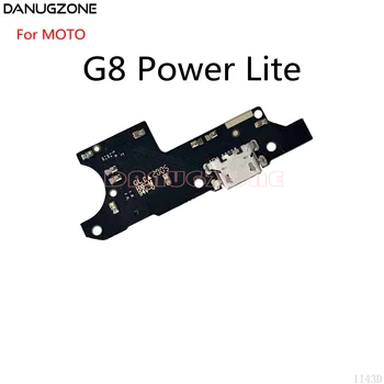 30PCS/Lote Para Motorola MOTO G8 Power Lite USB Charge Conselho Dock Soquete do Conector da Porta de Carregamento Jack Cabo Flex