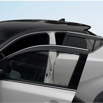 Viseira Para Toyota C-RH 2018 2019 2020 Defletores Windows Rainwear Viseiras da Janela a Viseira de Sol do Sol, Chuva, Fumaça Janela de Vento CHR 19 SUNZ