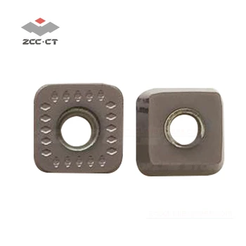 ZCCCT fresa SDMT120412 -DM zcc alto avanço inexable ferramenta inserir SDMT torno de lâmina de corte de ponta de carboneto de moinho SDMT120412-DM