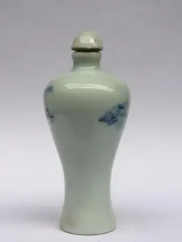 YIZHU CULTUER ARTE Coletadas Antigos Chineses Famille rose de Porcelana Pintura de Paisagem Snuff Bottle Decoração Presente