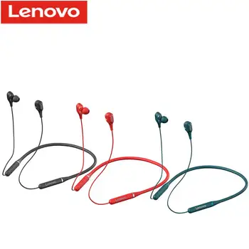 A Lenovo QE66/ XE66 V5.0 Decote sem Fio Fones de ouvido Bluetooth, Quatro alto-Falantes Estéreo Magnético no ouvido de Esportes Fones de ouvido