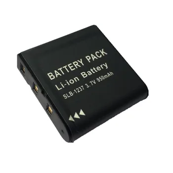 SLB-1237 baterias de lítio pack SLB1237 de Bateria para Câmera Digital SLB1237 Para Samsung Digimax L55 L55W L85 Epson L500V Sigma DP1