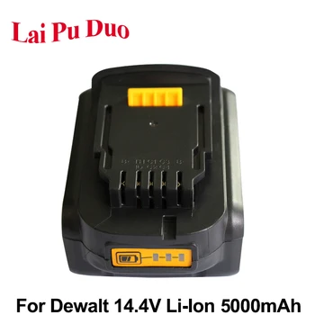 14,4 V 5.0 Ah Li-Ion de Substituição Ferramenta de Energia Bateria Para Dewalt DCB140 DCB141-XJ