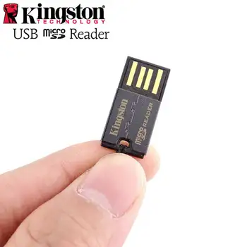 Kingston micro sd leitor de cartão Mini cardreader dropship preço de atacado externo microsdhc/sdxc microsd usb TF leitor de Cartão Sd