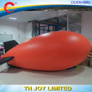 Frete grátis 5m/6m/8m Longo personalizar a publicidade inflável blimp apresentar inflável dirigível de hélio balão blimp