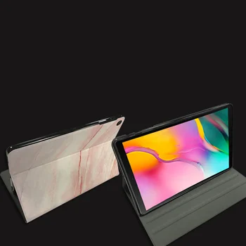 Moda Couro Tablet Protetor Pintado capa Para Samsung Galaxy Tab de Um ecrã de 10.1 2019 T510 T515 SM-T510 -T515 caso Slim Fundas Coque