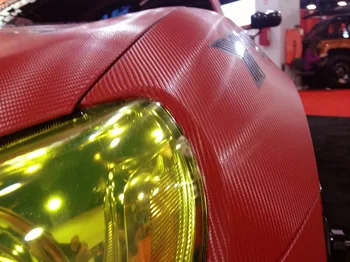 HUANLISUN 127x50cm 3D em Fibra de carbono Película de Vinil Adesivo de Carro Decalques da Motocicleta Estilo Carro Acessórios frete grátis