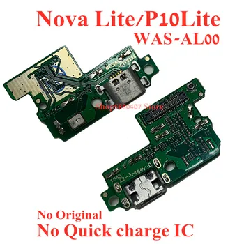 Original Plugue do Carregador ao Conector da placa Para Huawei Nova Lite P10Lite FOI-AL00 Porta USB de Carregamento Dock Com Microfone cabo Flex