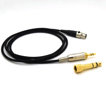 Atualizado Cabo de Fone de ouvido para AKG K702 Q701 K271 K240 K267 K712 Fone de ouvido de Reposição de Áudio Fio 6.35 / 3,5 mm Macho para Mini XLR