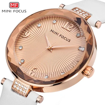 MINIFOCUS de Luxo Ladys Assistir Mulheres Relógios de pulso de Moda Casual Mulheres Relógios de Quartzo Impermeável Relógio Feminino Montre Femme