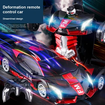 Carro RC Transformação de Robôs de Esportes do Veículo Modelo Robôs Brinquedos Legal Deformação Carro Brinquedos Presentes Para Meninos de Controle de Carro Rc Brinquedos
