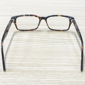 Conway Retangular de Quadros Ópticos Nenhum Grau de Acetato de Óculos de Moldura para os Homens de Seta Marca de Design de Óculos com lente Clara Preto-Havana