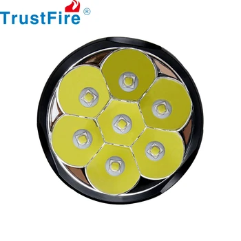 TrustFire J18 18650 Lanterna LED Super Brilhante 8000 Lumens Resistente à Água 5 Modos de Luz Grande Tática da Tocha
