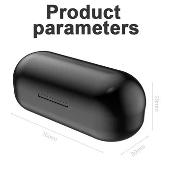 Mini Esporte TWS Bluetooth 5.0 Caixa de Carregamento sem Fio hi-fi Em-Orelha Fones de ouvido Fones de ouvido