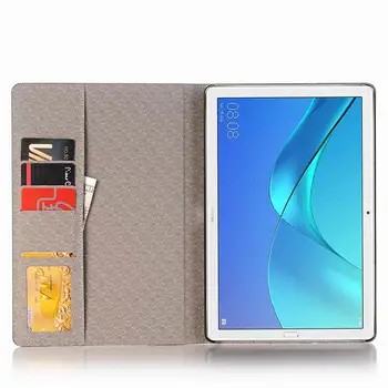 Para Huawei MediaPad M5 10.8 Luxo Carteira Flip PU Couro Smart Caso do Suporte Para Huawei M 5 10.8 polegadas Tablet Proteger Shell Tampa