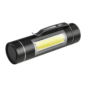 LED COB MINI Lanterna Tocha LEVOU 1 Modo de usar 14500 ou Pilhas AA Para a Leitura de Campismo de trabalho lanterna Portátil ao ar livre lanterna nos