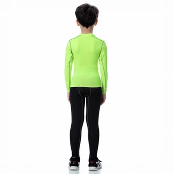 Aipbunny 2018 Dry Fit de Meninos Meninas Yoga camisa Tops Terno dos Esportes, Fitness Crianças Sportswear Execução do Exercício t-shirts Ginásio de Roupas