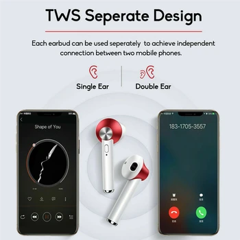 D012 TWS Fones de ouvido Bluetooth Melhores Fones de ouvido sem Fio Mini Fone de ouvido Estéreo com Caixa-carregador Esporte viva-voz para Telefone PK i10 i12