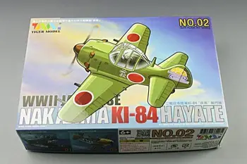 Tigre 102 segunda guerra mundial Japonês Nakajima KI-84 Hayate Lutador Q Edition Bonito Série de Plástico Avião Aeronaves de Montagem Kit Modelo