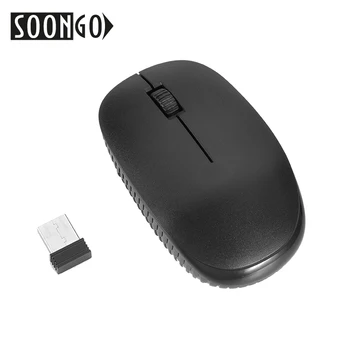 SOONGO 1600 DPI Óptico USB Mouse de Computador sem Fio De 2,4 G Receptor Super Slim o Mouse Para o PC Portátil