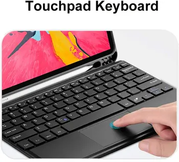 Touchpad Caso do Teclado para iPad Pro 11 2020 Tampa W porta-Lápis funda Para iPad Pro 10.5 9.7 Ar 3 10.5 7 touchpad Teclado