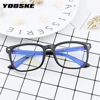 YOOSKE Bloqueio de Luz Azul, Óculos de Mulheres com homens de grandes dimensões Filtro Reduz Armações de Óculos para os Homens Computador Bloqueio de Óculos Óculos
