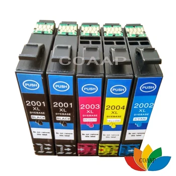5PK Compatível T200XL cartuchos de Tinta Para EPSON XP 200 100 300 400 força de trabalho 2510 2520 2530 2540 Impressora Jato de tinta