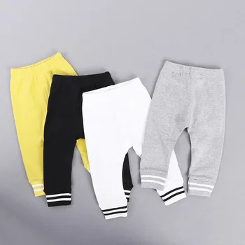 Menino de boliche calças de primavera e outono, as crianças de calças bebê calças de crianças anti-mosquito meninas de calças versão coreana do