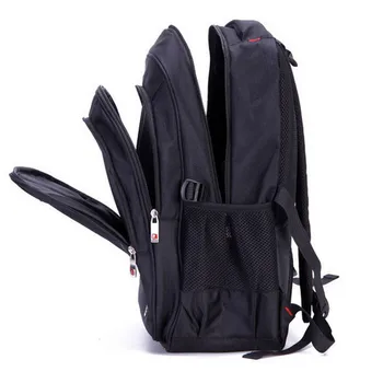 Chuwanglin Backpack do Laptop dos Homens de Viagem, Mochilas Multifunções Mochila de Nylon Preto Sacos de Escola Para Adolescentes senhora sacos ZDD2181