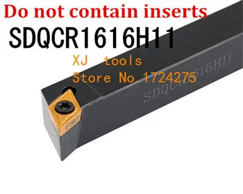 SDQCR1616H11/ SDQCL1616H11 Metal Torno Ferramentas de Corte para Torno CNC, Máquina de Ferramentas para Torneamento Torneamento Externo porta-ferramentas Tipo-S SDQCR