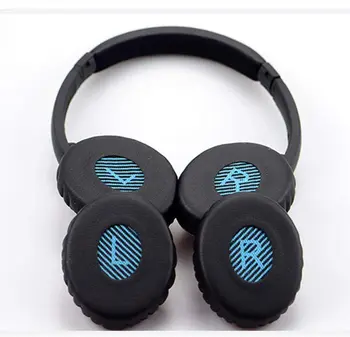 Substituição de Espuma de Almofadas Almofadas para Bose OE2 OE2i SoundTrue/SoundLink Em-Ear Fone de ouvido Over-Ear Fones de ouvido Preto