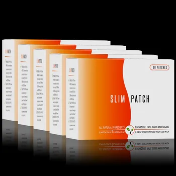 5Boxes/150Pcs Slim Patch Umbigo Adesivo de Emagrecimento Produtos de Queima de Gordura Para Perder Peso, Celulite Queimador de Gordura Perda de Peso Colar