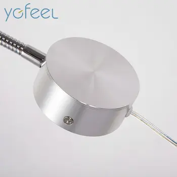 [YGFEEL] 6W LED Lâmpadas de Parede Com Plugue Europeu / Americano Plug Interior do Quarto de Cabeceira Lâmpada Estudar a Leitura de Iluminação de AC90-260V