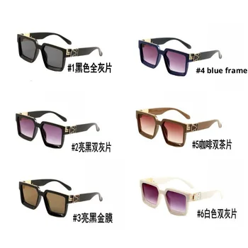 A Europa De Verão Da Marca Do Designer De Mulheres Senhoras De Óculos De Sol Quadrado Óculos Retro Gafas De Sol Mujer Oculos Óculos De Sol Feminino