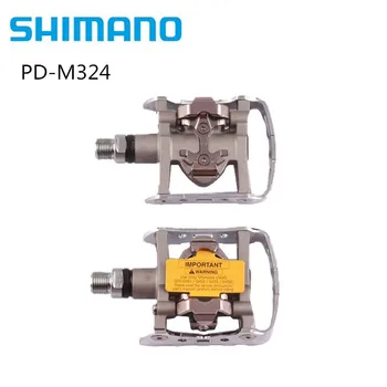 Shimano PD-M324 Multi Propósito SPD Pedais MTB Clipless Clipe Turnê Montanha PD-M324