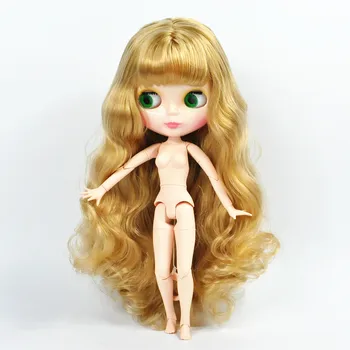 De fábrica, Oferta Especial Blyth Boneca DIY Nude BJD brinquedos Moda Blyth Bonecas Adequado Para Vestir-se alterar maquiagem diy presente de Natal