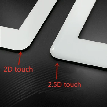 8 polegadas preto tela de toque 2.5 D de Vidro P/N WJ2516-FPC-V3.0 Capacitiva de tela de toque do painel de reparação de peças de reposição