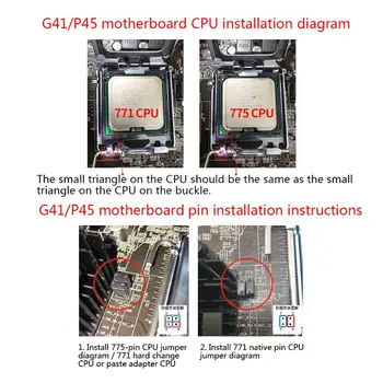 P45 Memória DDR2 placa-Mãe do Computador Suporte 771/775Pin L5410 L5420 E5430 CPU