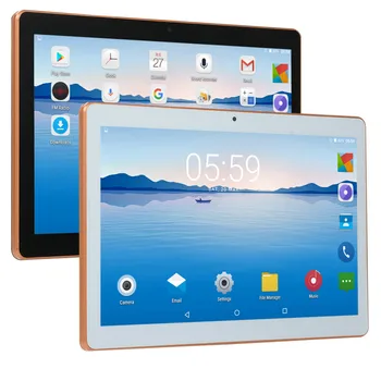 2020 Novos de 10 Polegadas com Android 8.0 RAM de 6GB ROM128GB Tablet Android Dual Cartão Dual Câmera, Bluetooth, WiFi, Câmera Dupla crianças tablet