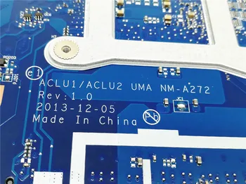 Original ACLU1/ACLU2 NM-A272 para Lenovo G50-70 G50-70M Z50-70 laptop placa-Mãe 5B20G36646 nm-a272 i5-4210U CPU teste de trabalho