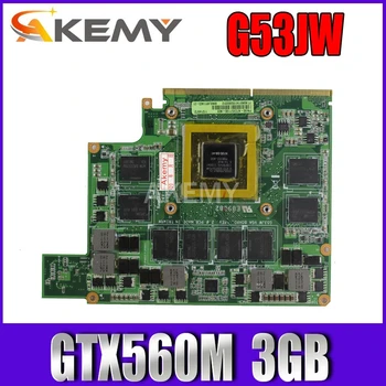 1PCS Mxmiii VGA placa de vídeo GTX 560m GTX560M cartão Para Asus G73SW G73JW G53SW G53SX G53JW VX7 3GB